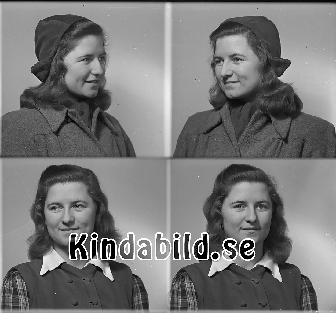 Inger Johansson Kölefors
raja
Kvinna klädd i ytterkappa och hatt på huvudet

raja
Inger Johansson född 1926 i Kisa, dotter till Fridolf och Elsa Johansson Forsaro Kölefors.
Syskon till Inger:
Anna Britta Margareta Johansson 1929
Bengt Lennart Johansson 1932
Inger gift 1949 med kamrer Sven Fredrik Axelsson född 1922 i Linköping.
1950 bodde de i Norrköping.
Källa: Folkräkning 1950
Källa: Gerd Pettersson

Nyckelord: Johansson Kölefors