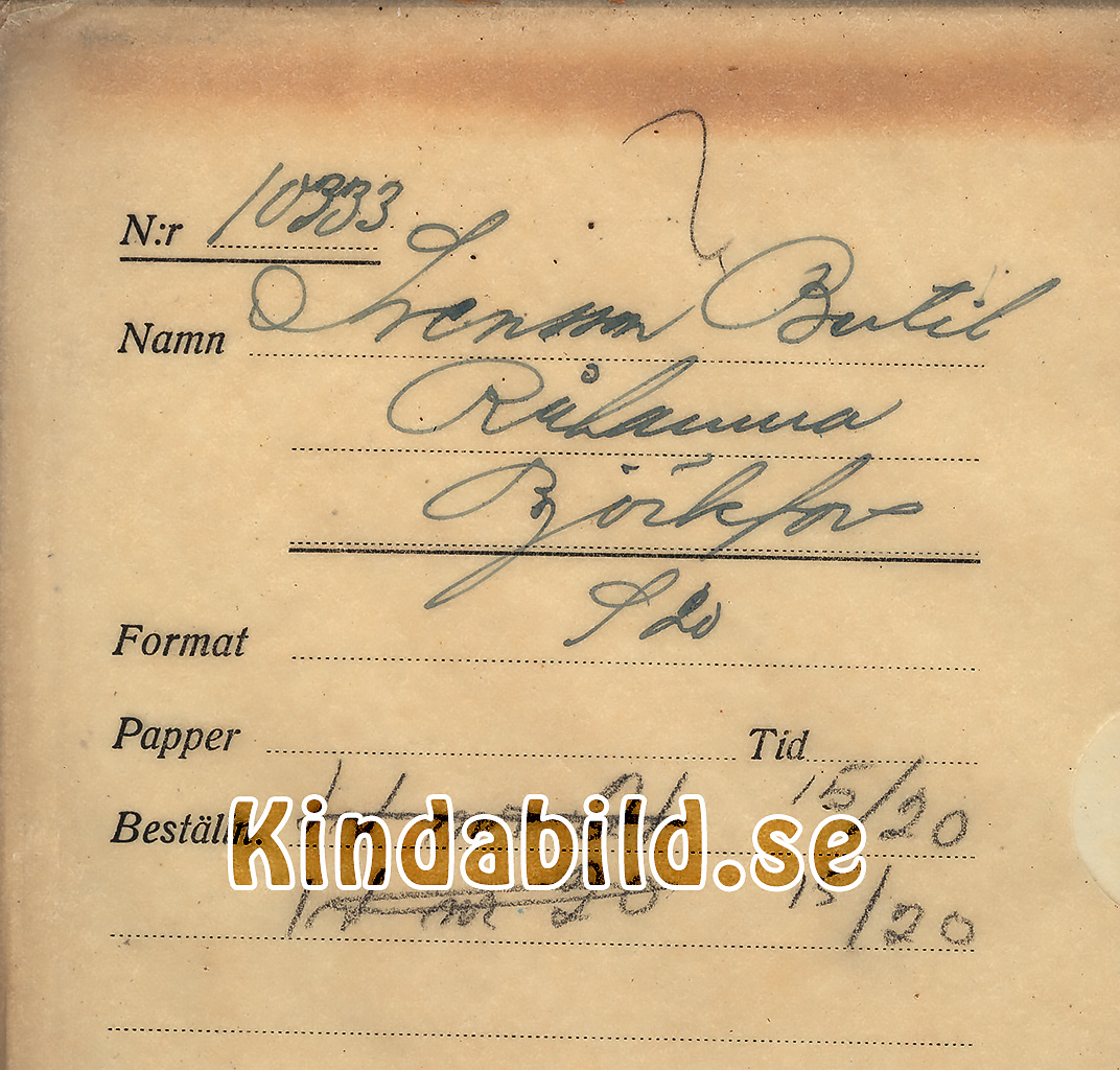 Bertil Svensson Råhamra Björkfors
Nyckelord: Svensson Björkfors