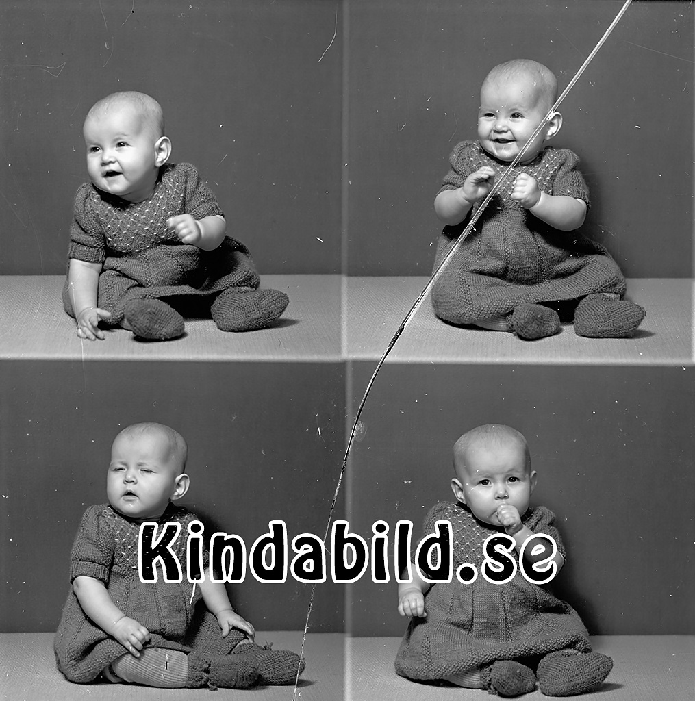Stina Rosén "Marcussons" Kisa
raja
Flicka klädd i stickad klänning

raja
Karin Kristina Rosén född 1943, dotter till Knut Artur Leonard Rosén och Karin Matilda Swartz född 1919 i Kisa,
Rosén arbetade hos Marcussons Charkuteri i Kisa.
Rosén lät bygga fastigheten Lindsborg i Kisa
Familjen flyttade till Tranås och öppnade kemtvätt.
Syskon till Stina:
Anne-Marie Rosén 1938-04-03
Karl-Anders Knut Rosén 1940
Ingrid Margareta Rosén 1945
Pär Arne Leonard Rosén 1947 
Källa: Gerd Pettersson

Nyckelord: Rosén Kisa