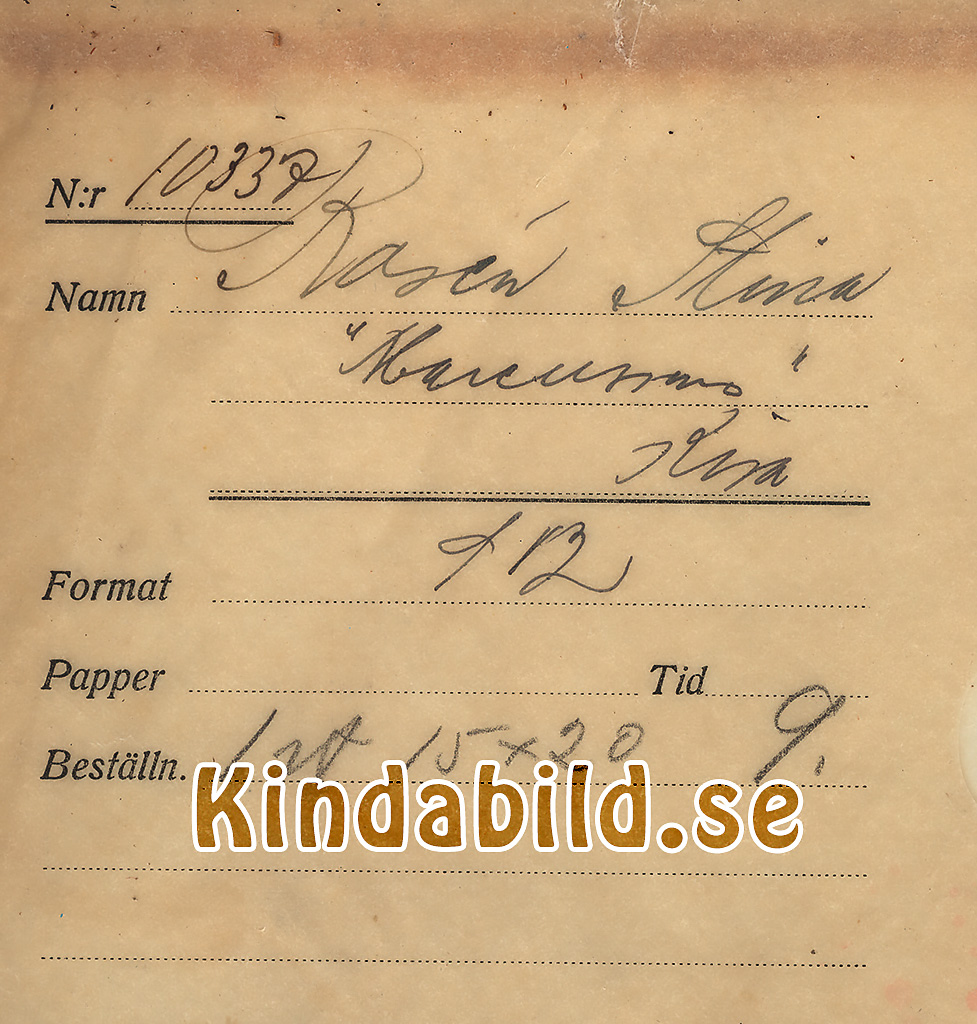 Stina Rosén "Marcussons" Kisa
Nyckelord: Rosén Kisa
