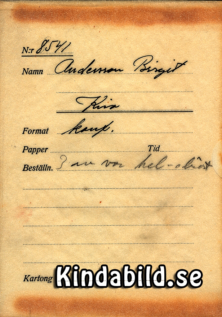 Birgit Andersson Kisa
Nyckelord: Andersson Kisa
