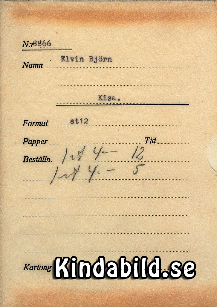 Björn Elvin Kisa
Nyckelord: Elvin Kisa