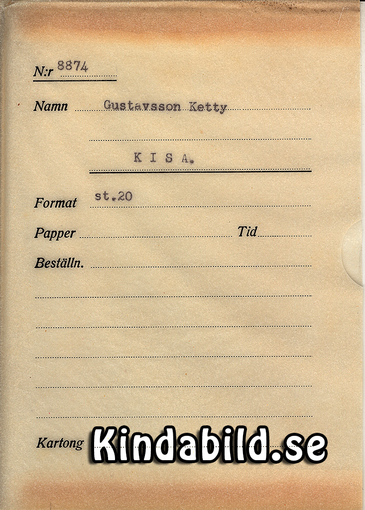 Ketty Gustavsson Kisa
Nyckelord: Gustavsson Kisa
