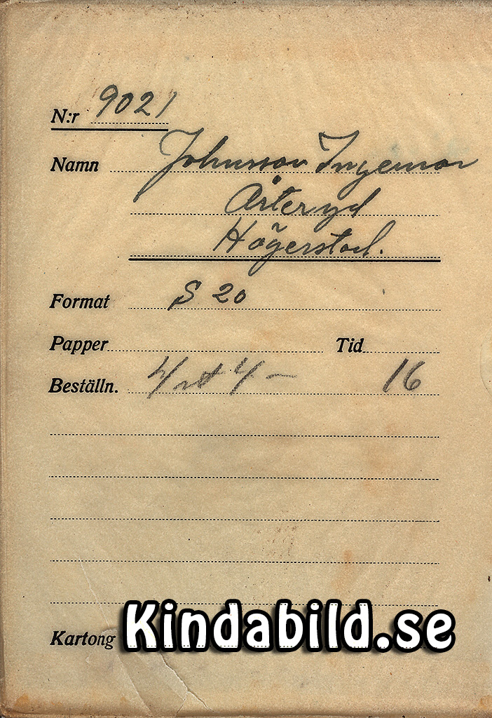 Ingemar Johansson Årteryd Hägerstad
Nyckelord: Johansson Hägerstad