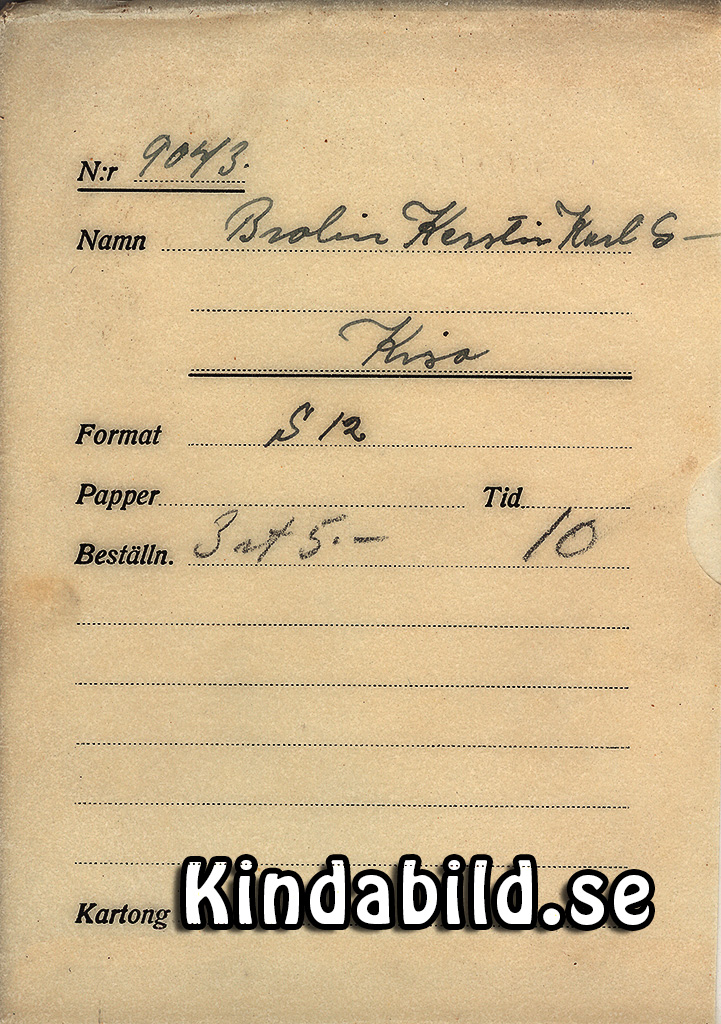 Kerstin och Karl-Gustav Brolin Kisa
Nyckelord: Brolin Kisa