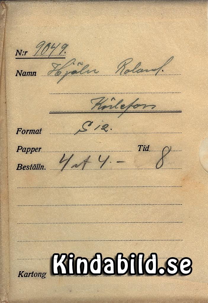 Roland Hjälm Kölefors
Nyckelord: Hjälm Kölefors