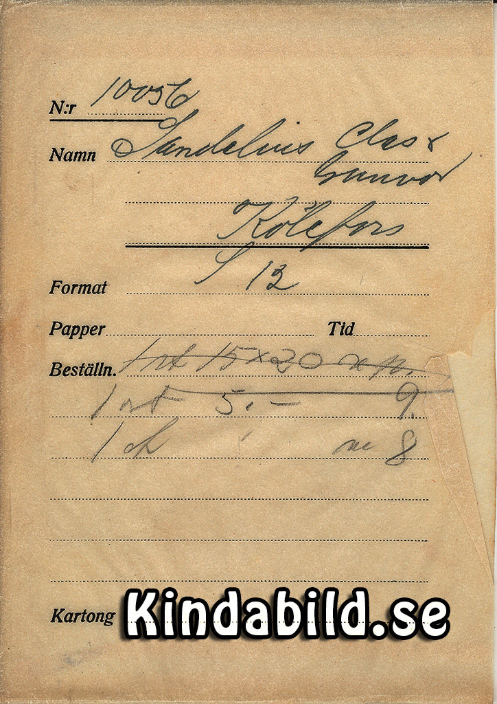 Clas o Gunvor Sandelius Kölefors
Nyckelord: Sandelius Kölefors