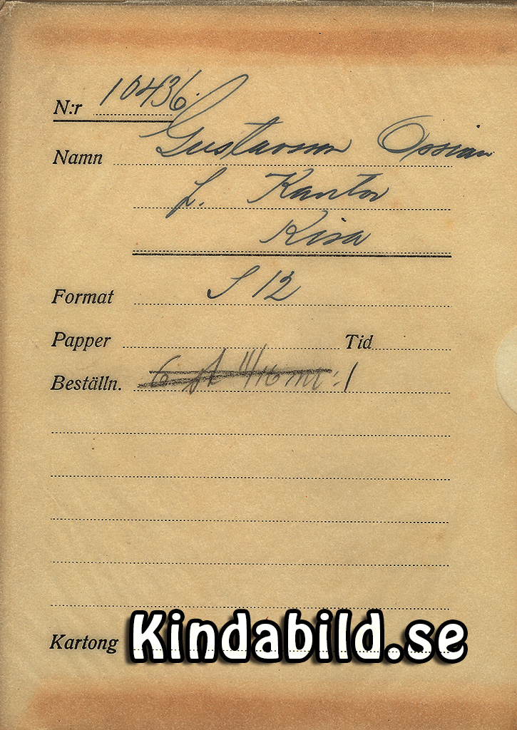 Ossian Gustavsson Kantor Kisa
Nyckelord: Gustavsson Kisa