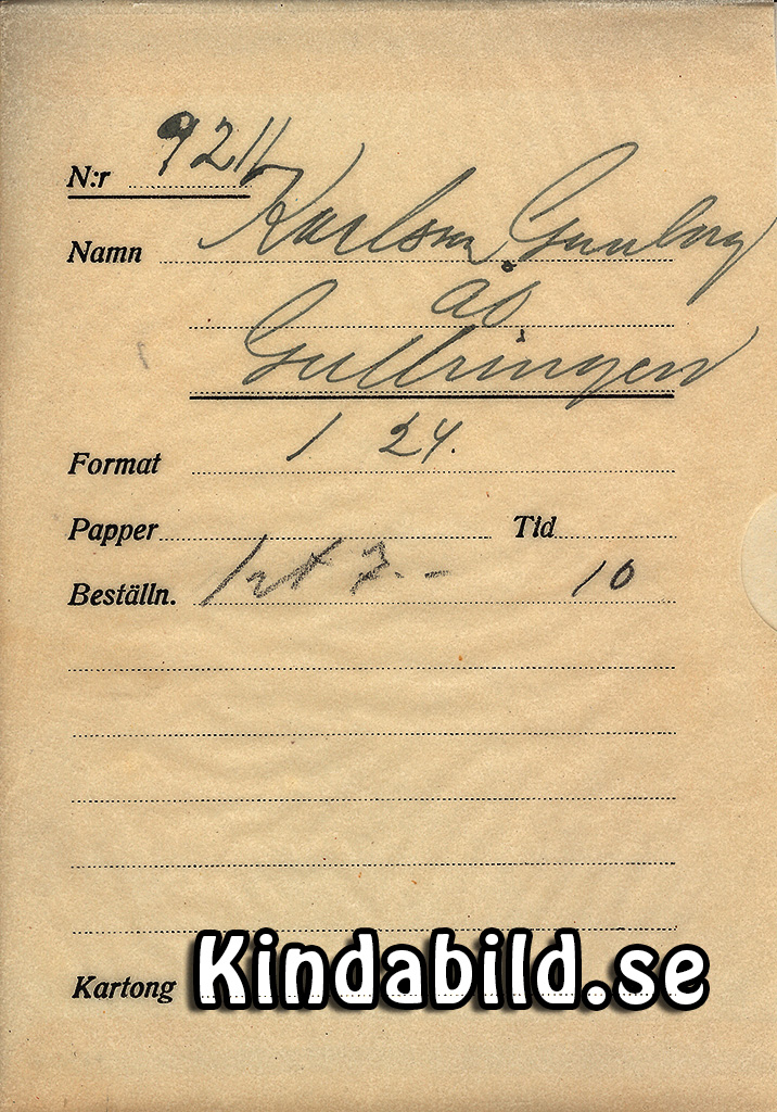Gunborg Karlsson Ås Gullringen
Nyckelord: Karlsson Gullringen