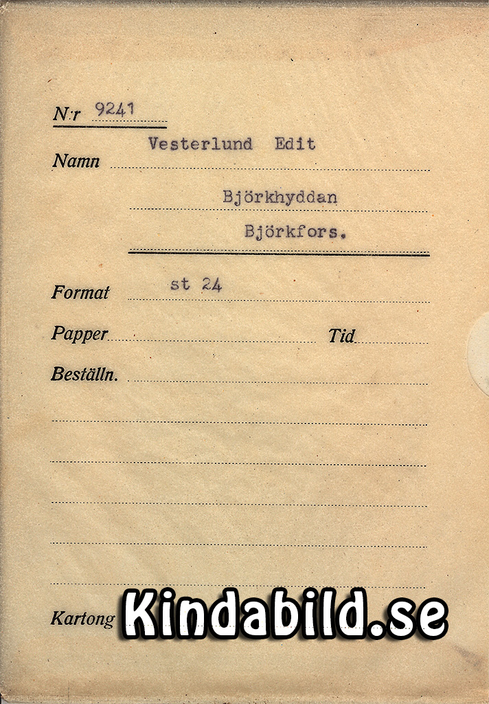 Edit Vesterlund Björkhyddan Björkfors
Nyckelord: Vesterlund Björkfors