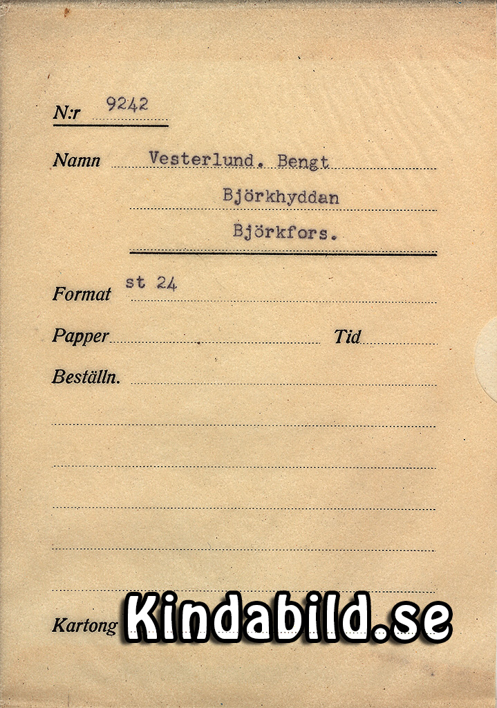 Bengt Vesterlund Björkhyddan Björkfors 
Nyckelord: Vesterlund Björkfors