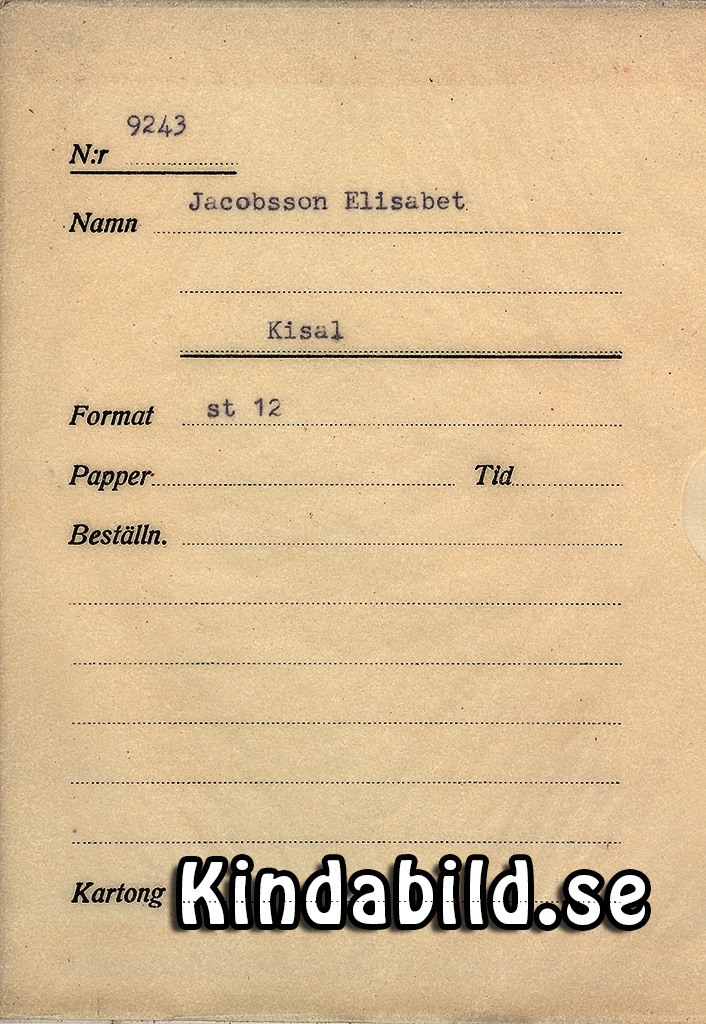Elisabet Jacobsson Kisa
Nyckelord: Jacobsson Kisa