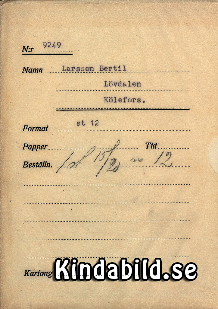 Bertil Larsson Lövdalen Kölefors
Nyckelord: Larsson Kölefors