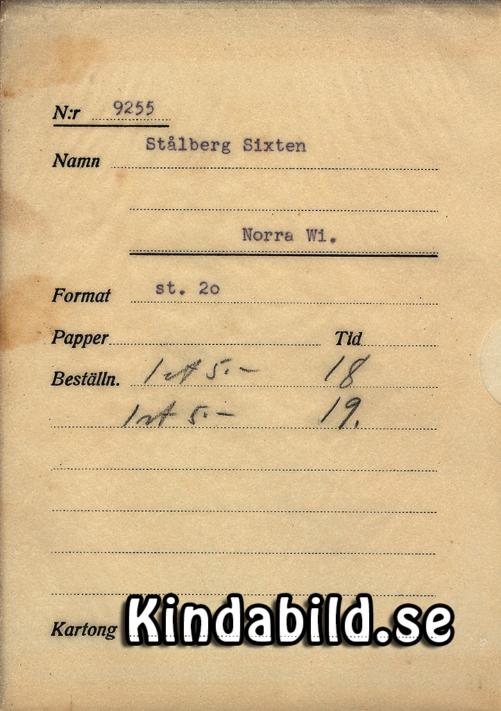 Sixten Stålberg Norra Vi
Nyckelord: Stålberg Norra Vi