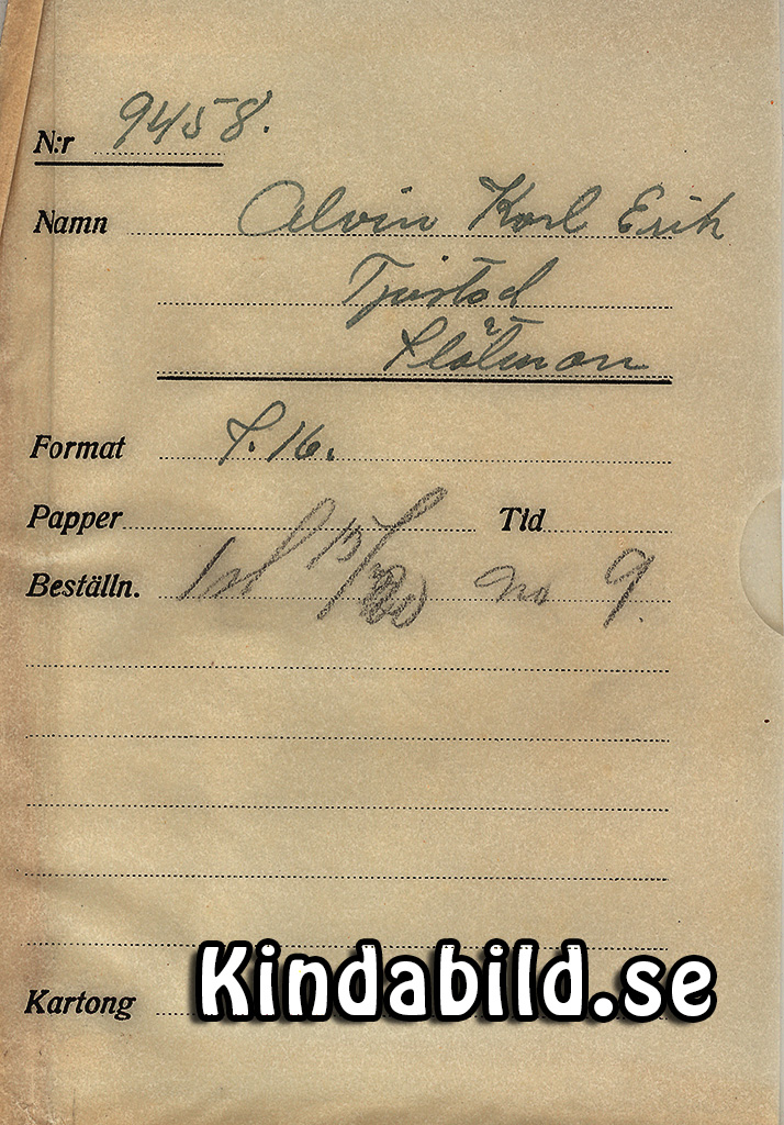 Karl-Erik Alvin Tjustad Slätmon
Nyckelord: Alvin Slätmon