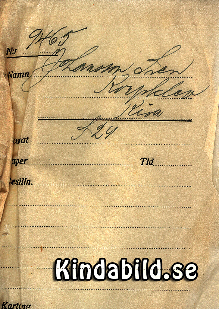 Sven Johansson Korpklev Kisa
Nyckelord: Johansson Kisa