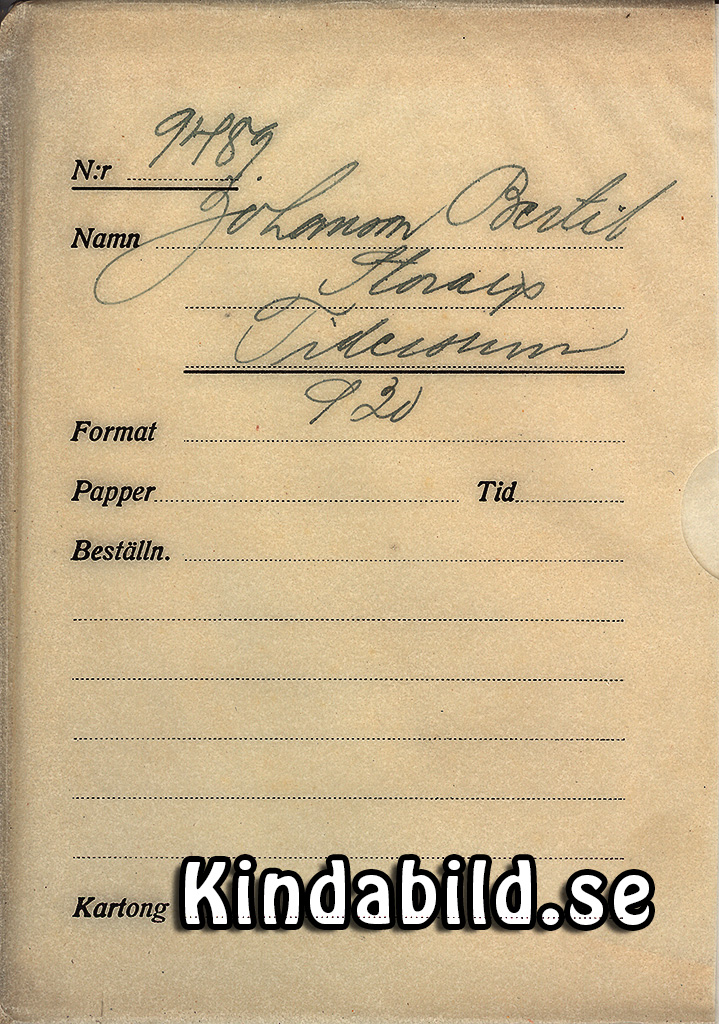 Bertil Johansson Storarp Tidersrum
Nyckelord: Johansson Tidersrum