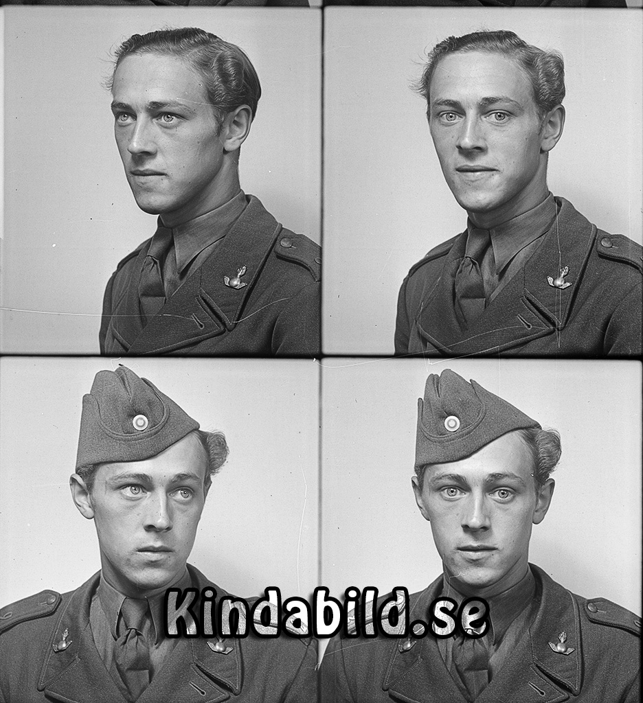 927 Leek Box 18 B Väddö
raja
Man klädd i uniform

raja
Förmodligen Åke Birger Leek född 1924 i Tidersrum. Han gifte sig med Elvy född Andersson 1928 i Norra Vi.
Barn: Birgitta och Stefan
Källa: Folkräkning 1950 och 1970 
Källa: Gerd Pettersson

Nyckelord: Leek Väddö