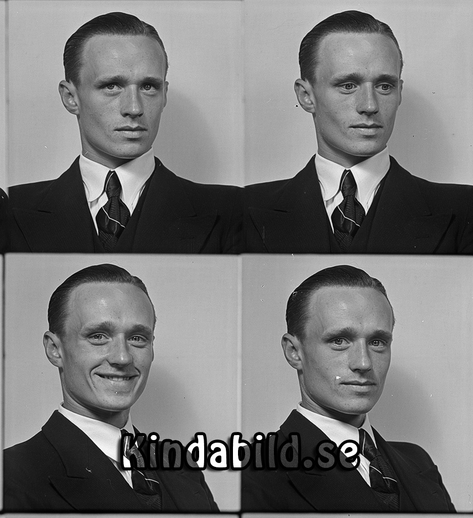 Ragnar Carlsson Björksnäs Kisa
raja
Man klädd i skjorta slips och kavaj

raja
Ragnar Karlsson född 1921 i Kisa, son till Karl Alfred Karlsson född 1863 i Västra Eneby. 1940 var fadern änkling och familjen hade fått flytta till Björksnäs. Fadern var tidigare möbelsnickare i Kisa "Snickare-Kalle" kallad.
Syskon till Ragnar var Sture född 1928 och Margit född 1925.
Ragnar var pappersbruksarbetare, gift 1945 med Ellen Kristina Karlsson född 1921 i Brålanda.
1950 bodde de i Billingsfors och hade tre flickor alla födda i Kisa.
Brodern Sture Karlsson var officer och senare författare. Han fick Kinda kommuns kulturpris 1992.
Källa: Folkräkning 1940 och 1950 
Källa: Gerd Pettersson


Nyckelord: Carlsson Kisa