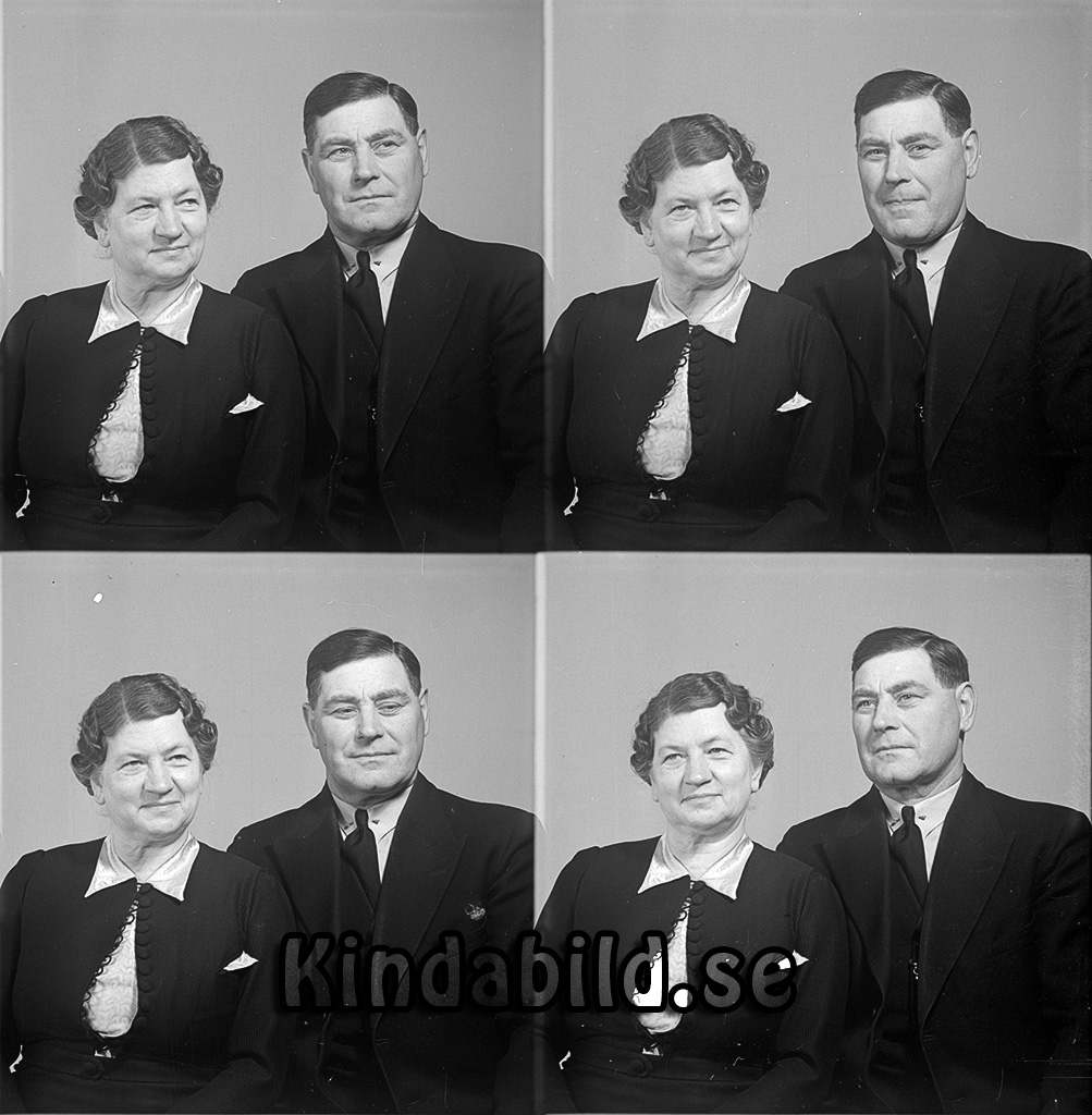 B.G. Eriksson Skogshyddan Kisa
raja
Man klädd i kostym kvinna i klänning

raja
Bror Germund Eriksson född 1889 i Gärdserum och gift 1912 med Clara Cecilia född Andersson 1888 i Gärdserum.
De bodde i Skogshyddan Mjelleum 1:15 mitt emot lokstallet i Kisa.
Källa: Folkräkning 1950 
Källa: Gerd Pettersson

Nyckelord: Eriksson Kisa
