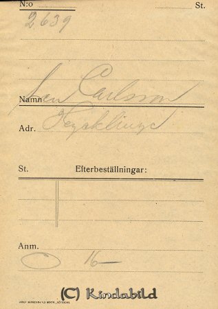 Sven Carlsson Hycklinge
Sven Carlsson Hycklinge
Nyckelord: Carlsson Hycklinge