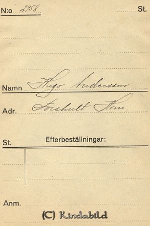 Hugo Andersson Forshult Horn
Hugo Andersson Forshult Horn 
Nyckelord: Andersson Forshult