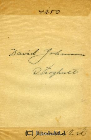 David Johansson Froghult
David Johansson Froghult
Nyckelord: Johansson Froghult