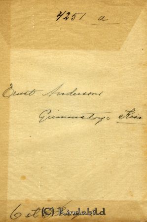 Ernst Andersson Gummetorp Kisa
Ernst Andersson Gummetorp Kisa
Nyckelord: Andersson Kisa