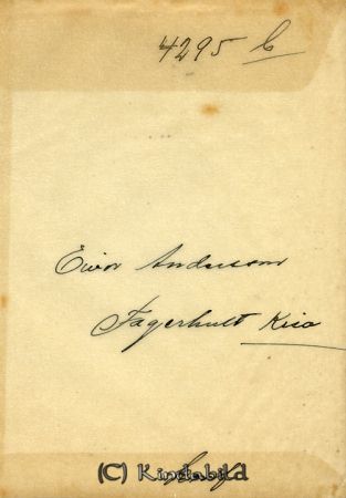 Eivor Andersson Fagerhult Kisa
Eivor Andersson Fagerhult Kisa
Nyckelord: Andersson Fagerhult