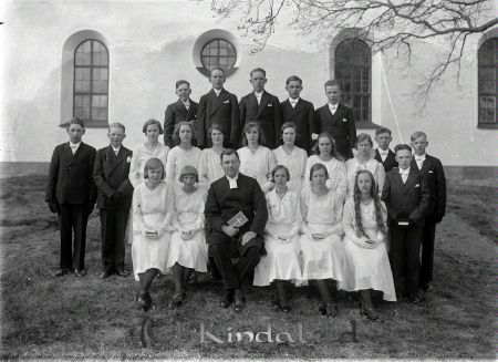 Grupporträtt Konfirmationsfoto
raja
Grupporträtt Konfirmationsfoto


raja
Dåvarande komministern Anders Andrae med konfirmander vid V. Enby kyrka.
Källa: Ulf Larsson

