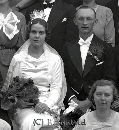 Alice Viktoria Linnéa Rahm    Otto Gustav Karlsson
raja
Brudparet Alice och Otto Karlsson
Grupporträtt Brudpar

raja
Alice Viktoria Linnéa Rahm och Otto Gustaf Karlsson. 
Källa: Gerd Pettersson

Nyckelord: Karlsson Tidersrum