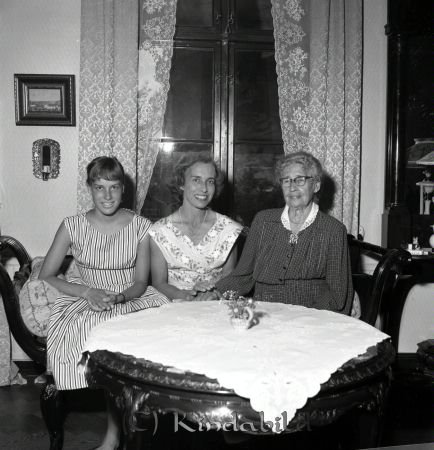 Familjen Sandström Kisa
raja
Sandström Kisa
Grupporträtt

raja
Från vänster Ingrid Fahl, med modern Barbro Fahl och mormor Ida. 
Källa: Gerd Pettersson 

Nyckelord: Sandström Kisa