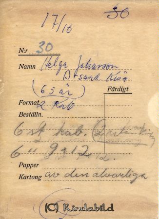 Helga Johansson Backasand Kisa
Helga Johansson Backasand Kisa
Nyckelord: Johansson Backasand