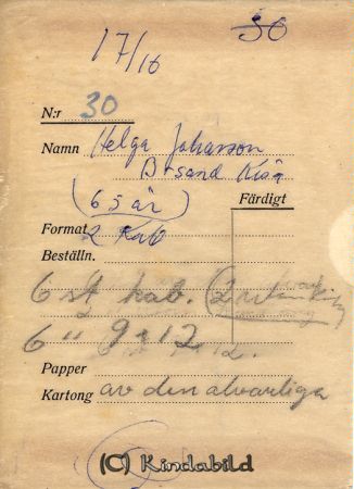 Helga Johansson Backasand Kisa
Helga Johansson Backasand Kisa
Nyckelord: Johansson Backasand