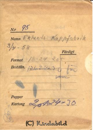 Eklunds kappfabrik
Eklunds kappfabrik
Nyckelord: Eklunds kappfabrik