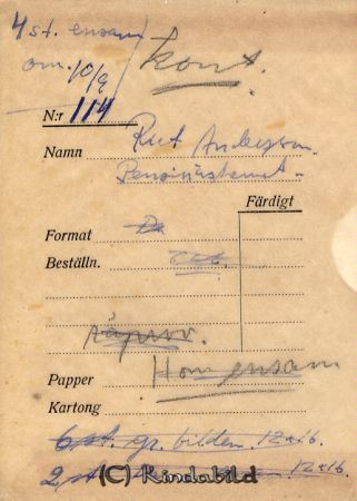 Rut Andersson Pensionärshemmet
Rut Andersson Pensionärshemmet
Nyckelord: Andersson Pensionärshemmet