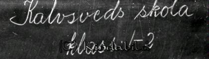 Kalvsveds Skola Klass 1-2
raja
Kalvsveds Skola Klass 1-2 
Föremål
Nyckelord: Kalvsveds Skola