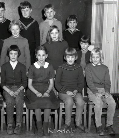 Svedberg Kisa Skola Klass 4 B
raja 
Svedberg Kisa Skola    
Grupporträtt skolfoto klass 4 B

raja
Främre raden nr 2 från höger Linnea Andersson.
Mellanraden t v Irene Skytt.
Bakre raden höger Pekka Laine.
Källa: Studiegruppen hembygdsgården. 
Nyckelord: Svedberg Kisa