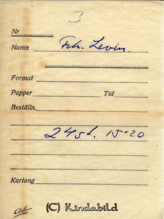 Fröken Levin
Fröken Levin
Nyckelord: Fröken Levin