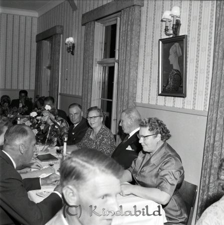 Herr Fridner Eriksson Millingtorp Kisa
raja 
Fridner Eriksson Millingtorp 
Grupporträtt 50 årsfirande

gepe
Längst fram Rikard Gustavsson, arrendator i Hökhult (Fridner Erikssons gård)
Längst t v Torgny �?lander, kassör i Kisa slakthus.
Till höger i mitten Maja och Fridner Eriksson Millingetorp. 
Nyckelord: Eriksson Millingtorp