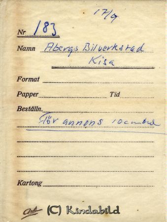 Åbergs Bilverkstad Kisa
Åbergs Bilverkstad Kisa 
Nyckelord: Åbergs Kisa