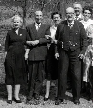 Kindman Axel Brokullen Kisa
raja 
Kindman Axel Brokullen 
Grupporträtt 75 årsfirande

raja
Längst till höger Harriet Kindman, dotter till Axel Kindman 
Källa: Studiegruppen hembygdsgården 
Nyckelord: Kindman Brokullen