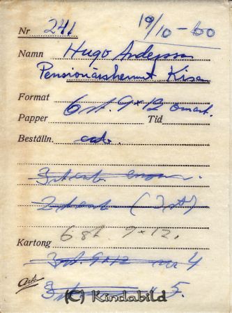 Hugo Andersson Pensionärshemmet Kisa
Hugo Andersson Pensionärshemmet Kisa
Nyckelord: Andersson Kisa