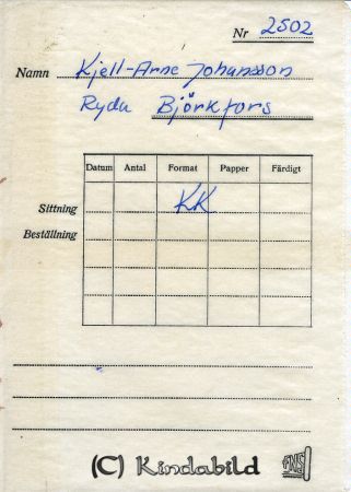 Kjell Arne Johansson Ryda Björkfors
Kjell Arne Johansson Ryda Björkfors
Nyckelord: Johansson Ryda