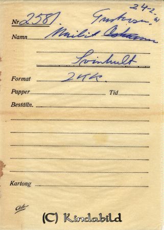 Mailit Gustavsson Svinhult
Mailit Gustavsson Svinhult
Nyckelord: Gustavsson Svinhult