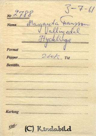 Margareta Fransson Vallingedal Hycklinge
Margareta Fransson Vallingedal Hycklinge
Nyckelord: Fransson Vallingedal
