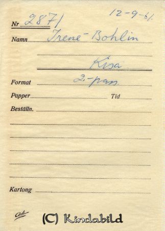 Irene Bohlin Kisa
Irene Bohlin Kisa
Nyckelord: Bohlin Kisa