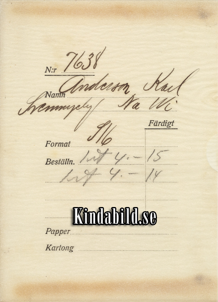 Karl Andersson Sveningeby Norra Vi
Nyckelord: Andersson Norra Vi