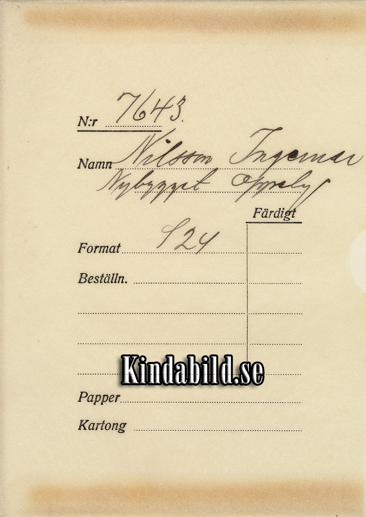 Ingemar Nilsson Nybygget Oppeby
Nyckelord: Nilsson Oppeby