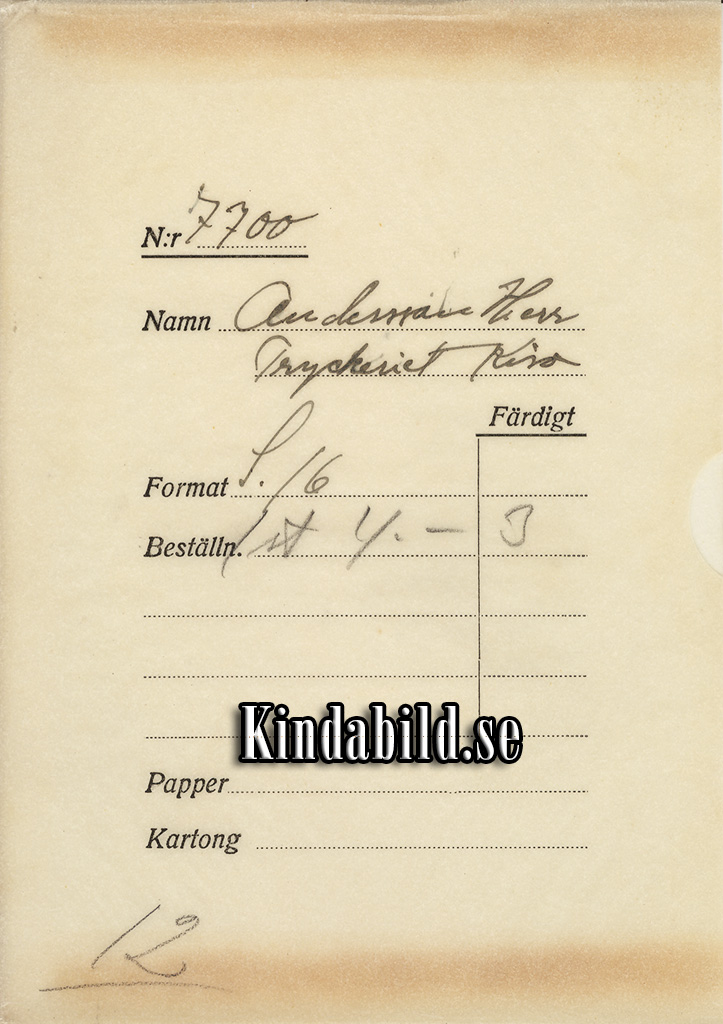 Herr Andersson Tryckeriet Kisa
Nyckelord: Andersson Kisa